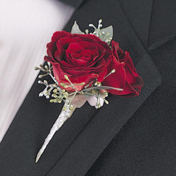 Boutonniere de mariage