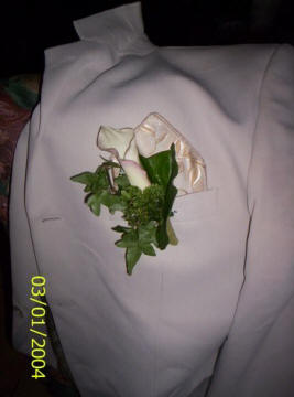 Boutonniere de mariage