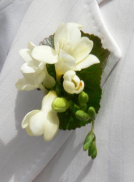 Boutonniere de mariage