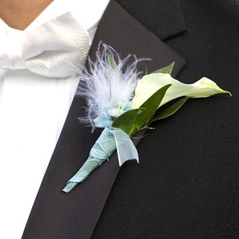 Boutonniere de mariage