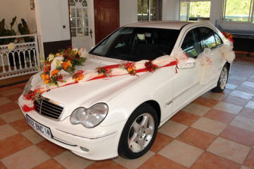 decoration voiture de mariage