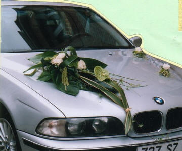 decoration voiture de mariage