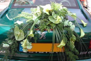 decoration voiture de mariage