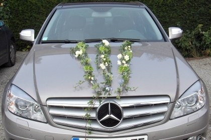 decoration voiture de mariage