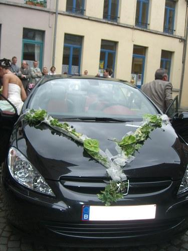 decoration voiture de mariage