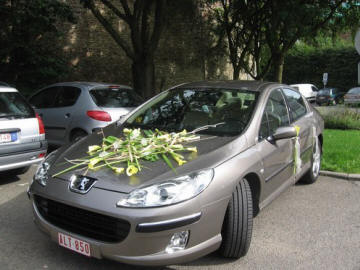 decoration voiture de mariage