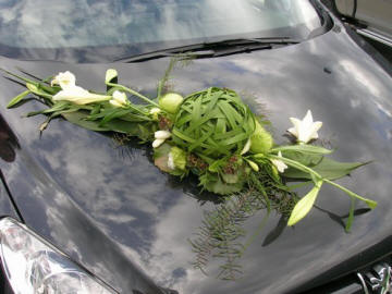 decoration voiture de mariage