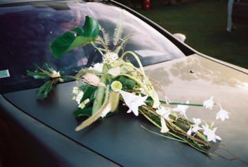 decoration voiture de mariage